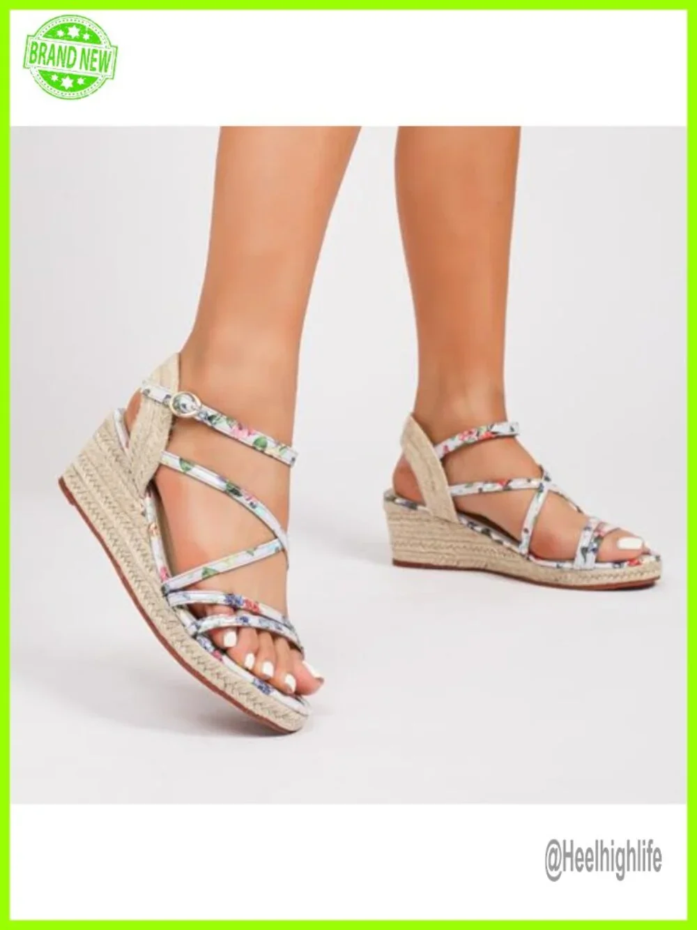 Women's Espadrilles Wedge Sandals Platform Open Toe Strappy Heels